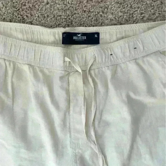 Linen Blend Floral Embroidered Shorts, Hollister - Picture 4 of 4